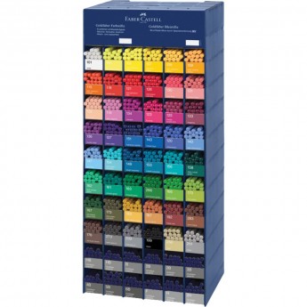 Дисплей с карандашами FABER-CASTELL GOLDFABER, 48 цветов + ч/г, круглые, заточенные, 720 предметов Дисплей с карандашами FABER-CASTELL GOLDFABER, 48 цветов + ч/г, круглые, заточенные, 720 предметов