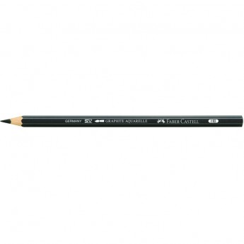 Карандаш чернографитный акварельный FABER-CASTELL GRAPHITE AQUARELLE, НB, заточеный