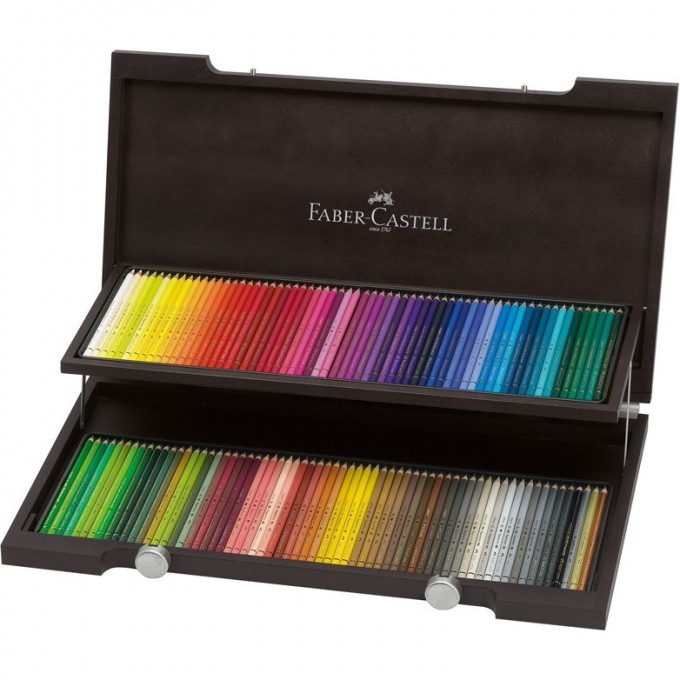 Карандаши цветные художественные FABER-CASTELL POLYCHROMOS 120 цветов, деревянная коробка FR-110013