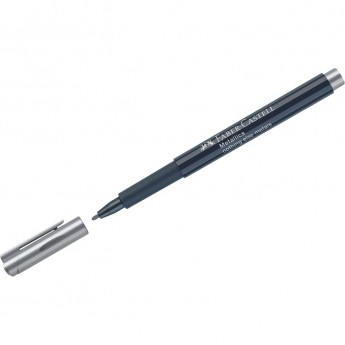 Маркер для декорирования FABER-CASTELL METALLICS серебро, пулевидный, 1,5мм Маркер для декорирования FABER-CASTELL METALLICS серебро, пулевидный, 1,5мм