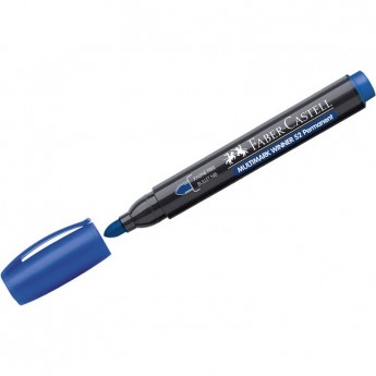 Маркер перманентный FABER-CASTELL MULTIMARK WINNER 52 синий, пулевидный, 2,8мм Маркер перманентный FABER-CASTELL MULTIMARK WINNER 52 синий, пулевидный, 2,8мм