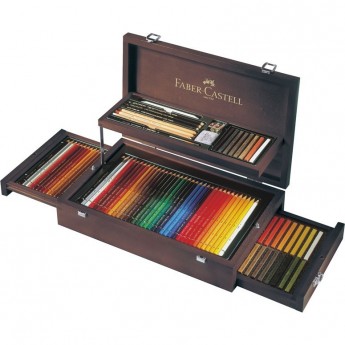 Набор художественных изделий FABER-CASTELL ART & GRAPHIC COLLECTION, 125 предметов, деревянная коробка Набор художественных изделий FABER-CASTELL ART & GRAPHIC COLLECTION, 125 предметов, деревянная коробка