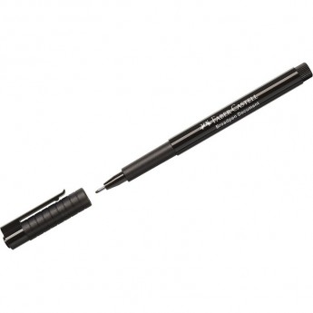 Ручка капиллярная FABER-CASTELL BROADPEN 1554 черная, 0,8мм Ручка капиллярная FABER-CASTELL BROADPEN 1554 черная, 0,8мм