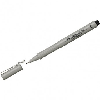 Ручка капиллярная FABER-CASTELL ECCO PIGMENT черная, 0,6мм Ручка капиллярная FABER-CASTELL ECCO PIGMENT черная, 0,6мм