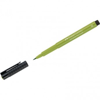 Ручка капиллярная FABER-CASTELL PITT ARTIST PEN BRUSH цвет 170 майская зелень, кистевая Ручка капиллярная FABER-CASTELL PITT ARTIST PEN BRUSH цвет 170 майская зелень, кистевая