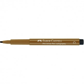 Ручка капиллярная FABER-CASTELL PITT ARTIST PEN CALLIGRAPHY цвет 180 умбра натуральная, С=2,5мм, пишущий узел каллиграфический Ручка капиллярная FABER-CASTELL PITT ARTIST PEN CALLIGRAPHY цвет 180 умбра натуральная, С=2,5мм, пишущий узел каллиграфический