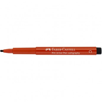 Ручка капиллярная FABER-CASTELL PITT ARTIST PEN CALLIGRAPHY цвет 188 сангина, С=2,5мм, пишущий узел каллиграфический