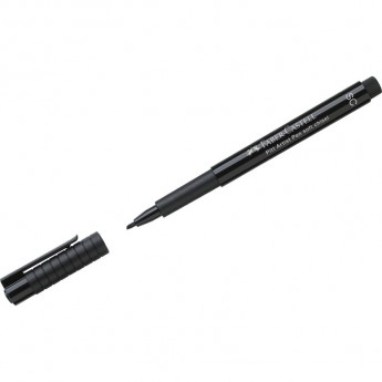 Ручка капиллярная FABER-CASTELL PITT ARTIST PEN SOFT CALLYGRAPHY цвет 199 черный, СS=2,5мм, мягкий пишущий узел каллиграфический Ручка капиллярная FABER-CASTELL PITT ARTIST PEN SOFT CALLYGRAPHY цвет 199 черный, СS=2,5мм, мягкий пишущий узел каллиграфический
