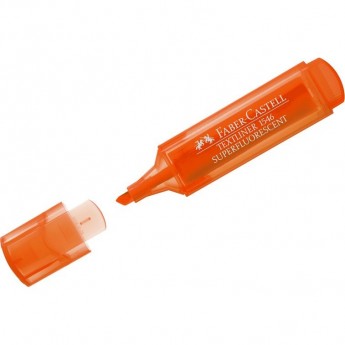 Текстовыделитель FABER-CASTELL 46 SUPERFLUORESCENT, флуоресцентный оранжевый, 1-5мм