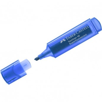 Текстовыделитель FABER-CASTELL 46 SUPERFLUORESCENT, флуоресцентный синий, 1-5 мм Текстовыделитель FABER-CASTELL 46 SUPERFLUORESCENT, флуоресцентный синий, 1-5 мм