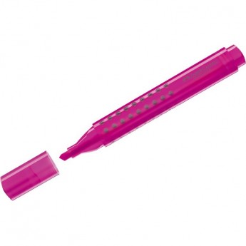 Текстовыделитель FABER-CASTELL GRIP 1543 розовый, 1-5мм