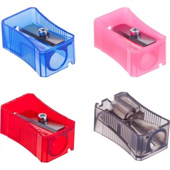 Точилка пластиковая FABER-CASTELL, 1 отверстие, ассорти