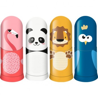 Точилка пластиковая с ластиком FABER-CASTELL FACES 1 отверстие, контейнер